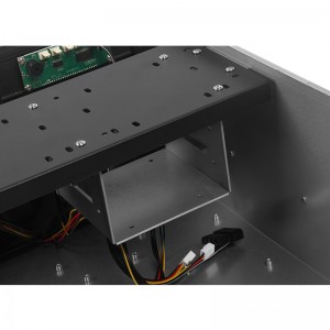 rack mount pc case 4U450 aluminum panel with temperature control display