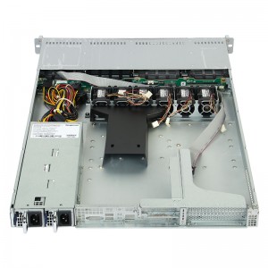 1u server chassis  single power redundant interchangeable with safety lock