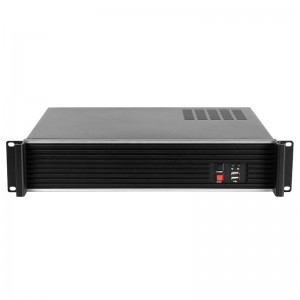 2u computer case Industrial control high-grade aluminum brushed panel