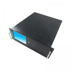 Server rack computer case portable with display and keyboard