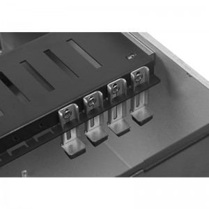 rack mount pc case 4U450 aluminum panel with temperature control display