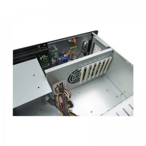 Server rack computer case portable with display and keyboard