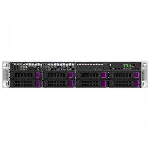 support 8*SAS/STA 12Gbps direct connection backplane liquid cooling server case