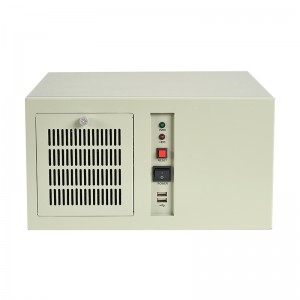 Industrial computer chassis wall-mounted power supply position reversible design suitable for visual inspection machines