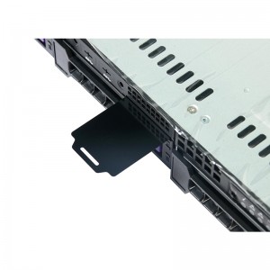 1u server chassis  single power redundant interchangeable with safety lock