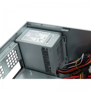 server chassis with keyboard, display and hot-swappable hard disk position