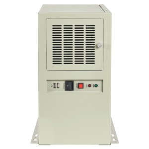 Industrial computer chassis wall-mounted power supply position reversible design suitable for visual inspection machines