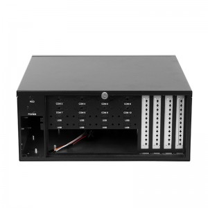 Can be locked to the wall and supports FLEX power supply 3u pc case
