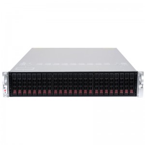 2U server chassis 16\8\24 disk slots 12GB backplane compatible with CRPS1+1 redundant power supply solution