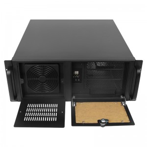 industrial computer case 19-inch rack-mounted 7-slot ATX multi-hard disk installation silky