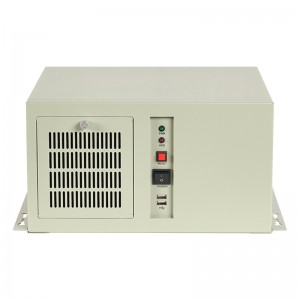 Industrial computer chassis wall-mounted power supply position reversible design suitable for visual inspection machines