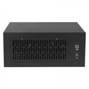 wall mount pc case 4 slots visual inspection small MATX
