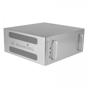 Advanced design all-aluminum with foot pads custom LOGO rackmount atx case