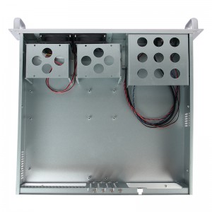rack mount computer case 2U communication 19 inches all silver