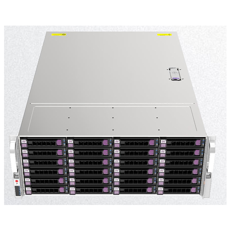 Server chassis 4U rack type system fan overall shock absorption backplane 12Gb hot plug