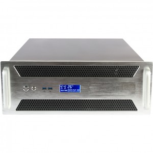 4U550 LCD temperature control screen rack-mount pc case