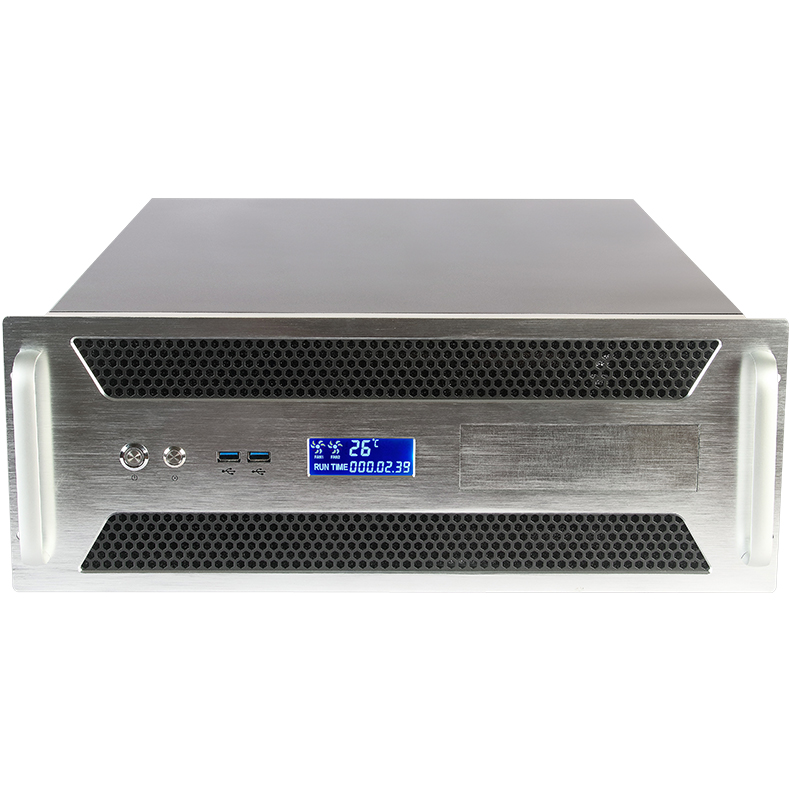 4U550 LCD temperature control screen rack-mount pc case Featured Image