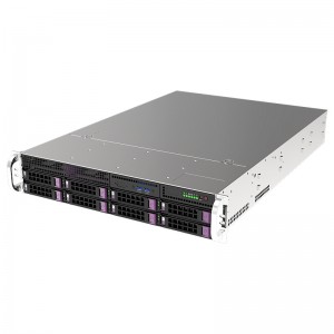 overall shock absorption supports 8*3.5”hot-swappable hard disk slots 4677/SP5 water cooling server chassis