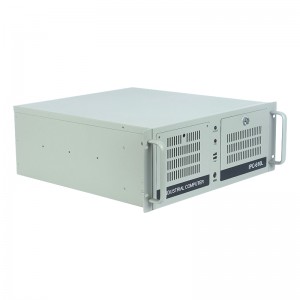 The 4U chassis supports 11 full-height graphics card slots and ATX power supply bay.