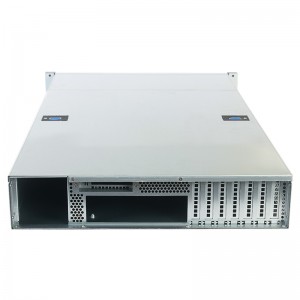 Two rows of 8 fans convenient press-type top cover 2U chassis in server