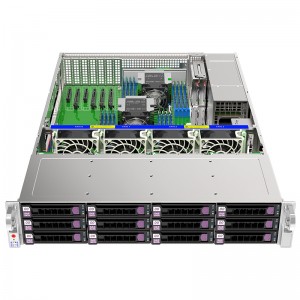 Customized 2U server case suitable for big data storage cloud