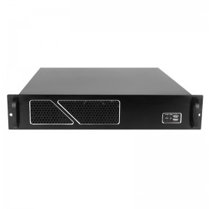 rackmount chassis 2U aluminum panel high gloss silver edge