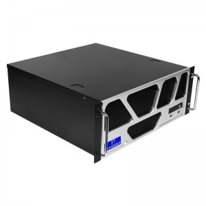 4u case high-end temperature control display screen 8MM thickness aluminum panel