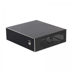 mini itx case host htpc computer desktop supports external