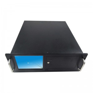 Server rack computer case portable with display and keyboard