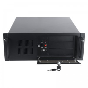4u pc rack case thickness 1.0 rear window 2 8CM fan positions