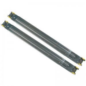 Server slide rails with high load-bearing capacity are suitable for 2U\4U fully pull-out rails