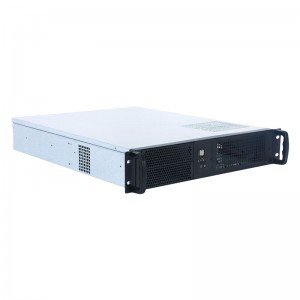 2U 19 inch rackmount PC case with 6*3.5 inch HDD long case