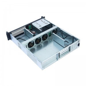 2U 19 inch rackmount PC case with 6*3.5 inch HDD long case