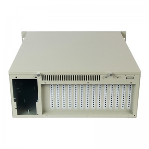 Fingerprint-resistant gray-white 14-graphics card slot industrial pc cases