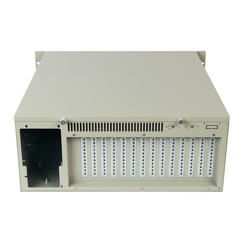 4U chassis industrial control rack-mount double-layer packaging 14 slots AT rear window