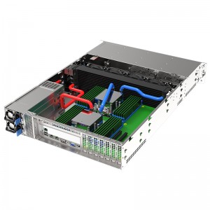 overall shock absorption supports 8*3.5”hot-swappable hard disk slots 4677/SP5 water cooling server chassis