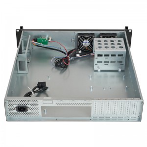 rack mount case 2u suitable for ATX power supplies and CPU height limited to 66 mm