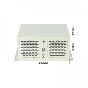 Industrial intelligent control wall-mounted ITX pc case custom