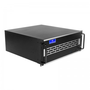 rack mount pc case 4U450 aluminum panel with temperature control display