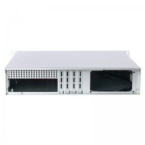 rack mount computer case 2U communication 19 inches all silver