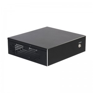 mini itx case host htpc computer desktop supports external