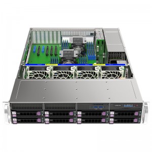 High-end manufacturing hot-swappable rack-mounted 2U server chassis