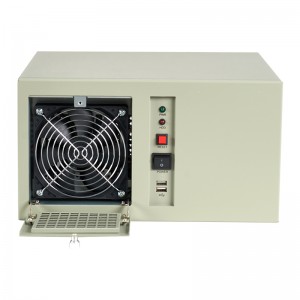 Industrial computer chassis wall-mounted power supply position reversible design suitable for visual inspection machines