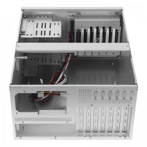 Wall-mounted ATX full silver six COM port IPC cases