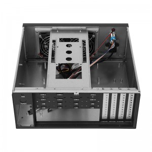 Can be locked to the wall and supports FLEX power supply 3u pc case