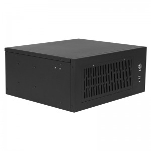 wall mount pc case 4 slots visual inspection small MATX