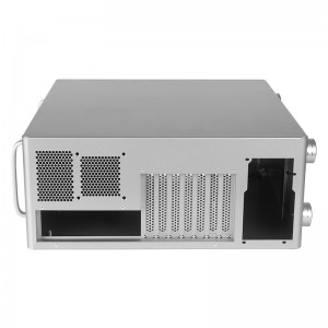 Advanced design all-aluminum with foot pads custom LOGO rackmount atx case