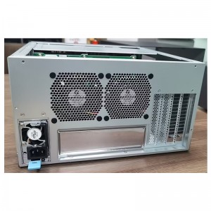 All-flash backplane with redundant power supply location storage server 6 slot NAS case