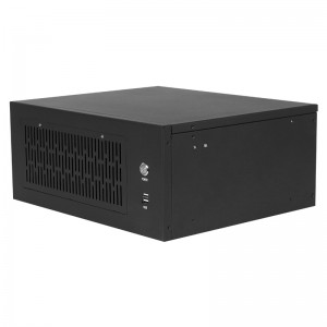 wall mount pc case 4 slots visual inspection small MATX