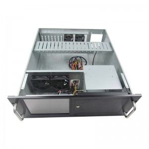 Server rack computer case portable with display and keyboard